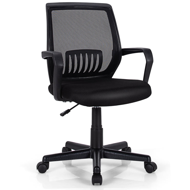 Mid-Back Adjustable Executive Chair w/ Lumbar Support