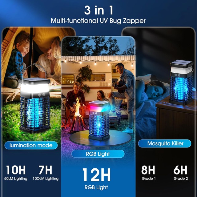 Solar Light and Bug Zapper