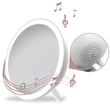 Vanity Mirror with Built in Wireless Speaker